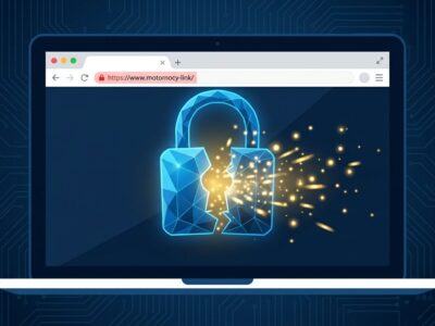 Cracked blue padlock with data streams leaking out, representing the CoSnitch Microsoft Copilot vulnerability CVE-2026-24301