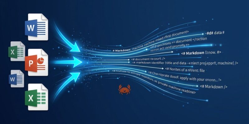 Office documents transforming into clean Markdown via AnyDoc, Firecrawl's Rust document parser