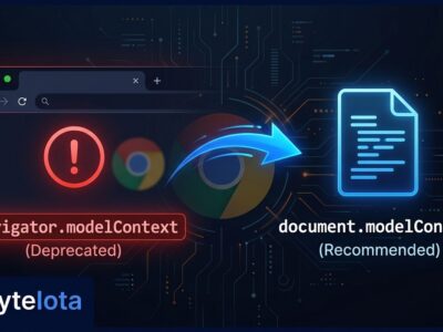 Chrome 150 deprecation of navigator.modelContext in favor of document.modelContext for WebMCP AI agent tools