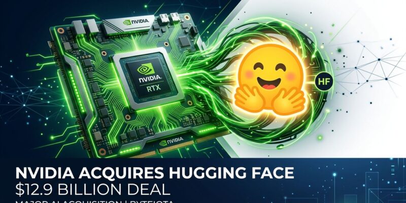 Nvidia GPU absorbing Hugging Face platform - $12.9B acquisition impact on open-source AI developers