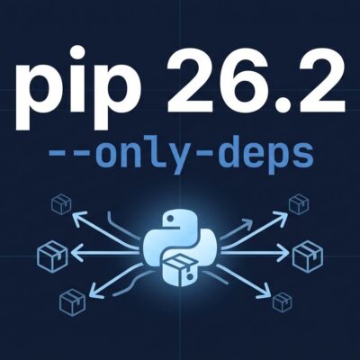 pip 26.2 release: install dependencies without the package