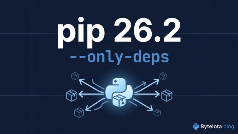 pip 26.2 release: install dependencies without the package