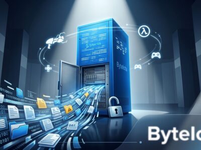 Server tower with open door and data streams flowing out, representing Valve's 12TB Steam teraleak from an unauthenticated public endpoint