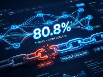 Chart showing 80.8% of engineers use AI agents daily in 2026, with visual of state tracking problem