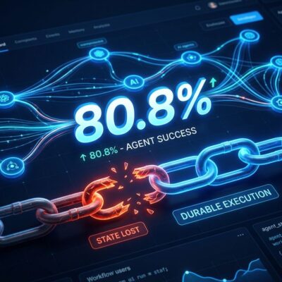 Chart showing 80.8% of engineers use AI agents daily in 2026, with visual of state tracking problem