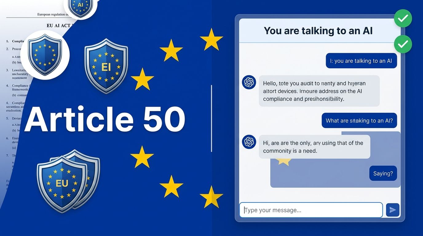 EU AI Act Article 50 Is Live: Fix Your AI App Now