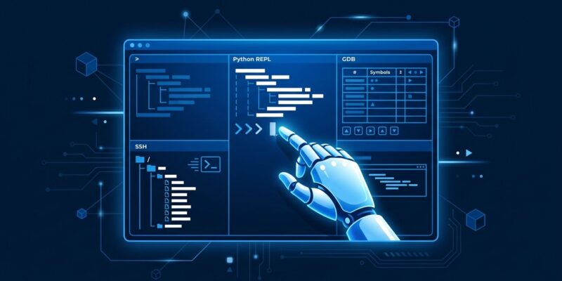 Warp Agent CLI multiplexed terminal with AI agent controlling interactive REPL sessions
