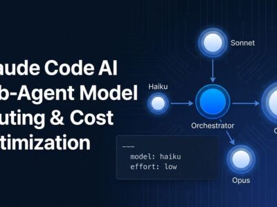 Claude Code sub-agent model routing diagram showing Haiku, Sonnet, and Opus nodes