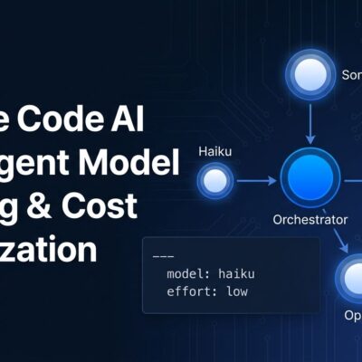Claude Code sub-agent model routing diagram showing Haiku, Sonnet, and Opus nodes