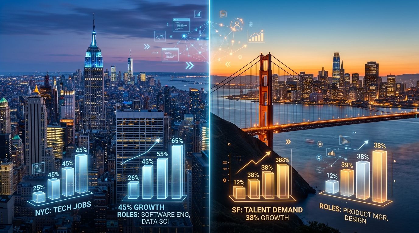 New York Tops San Francisco as the #1 Tech Talent Market