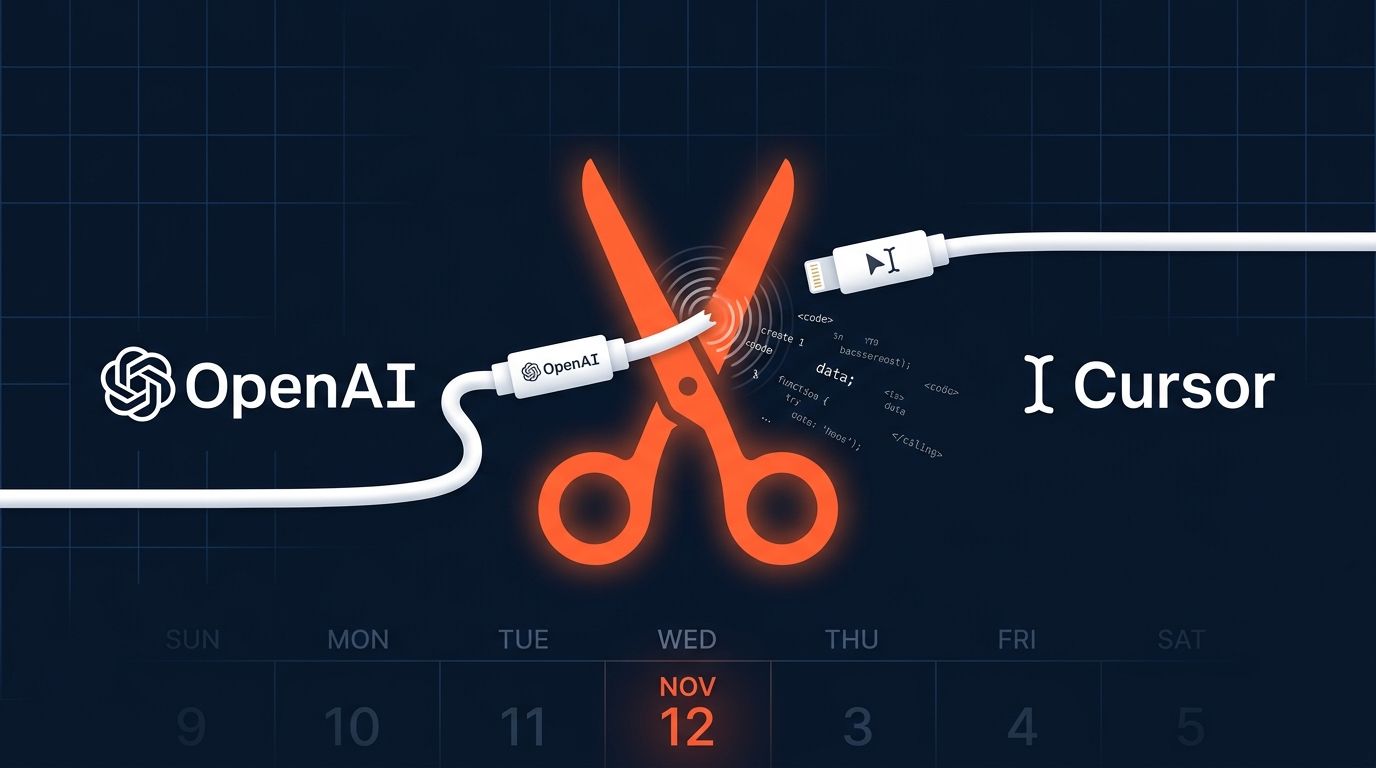 OpenAI Cuts Off Cursor: Act Before November 12