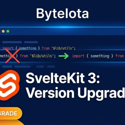 SvelteKit 3 RC migration guide - Vite 8 required config moves