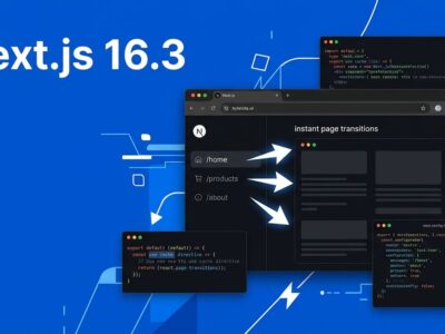 Next.js 16.3 instant navigations cache components partial prefetching diagram