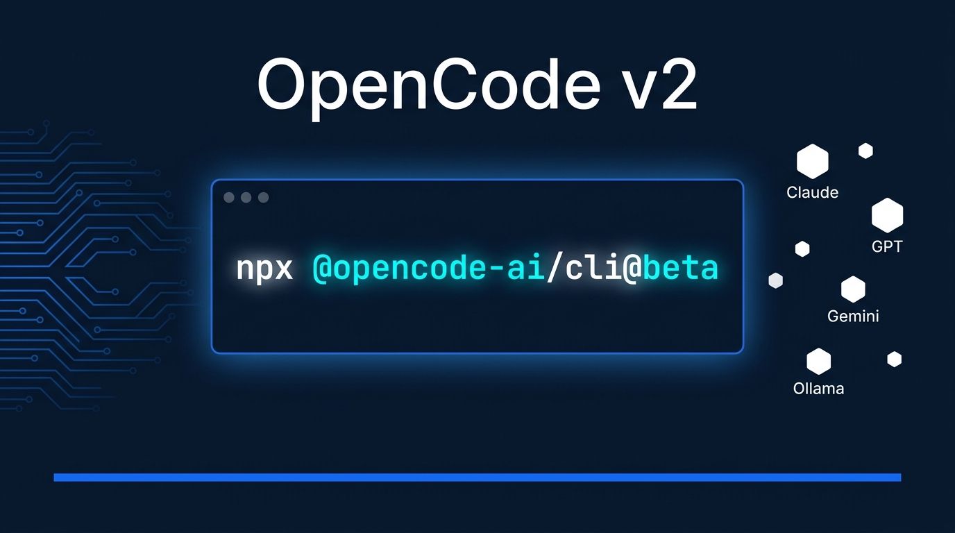 OpenCode v2 Beta: Rewrite Fixes Memory, Model Lock-In