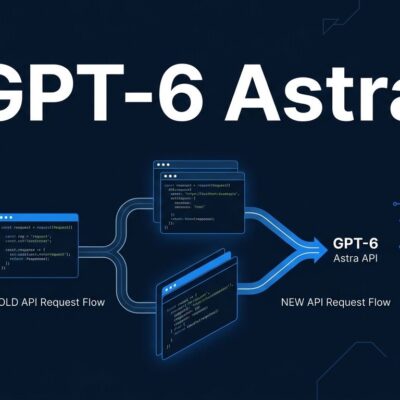 GPT-6 Astra API breaking changes migration guide - code terminal showing before and after JavaScript API calls