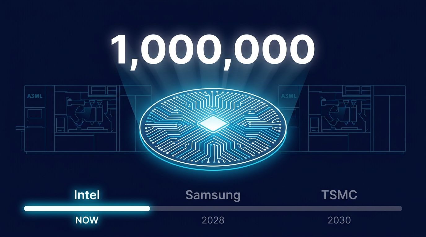 Intel Passes 1M High-NA EUV Wafers — Rest of World Combined