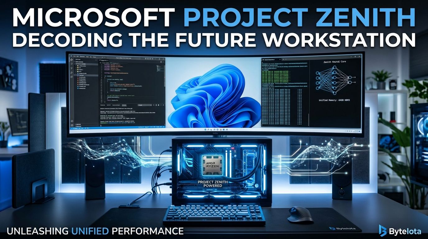 Microsoft Project Zenith: Run 30B+ AI Models Locally on Windows