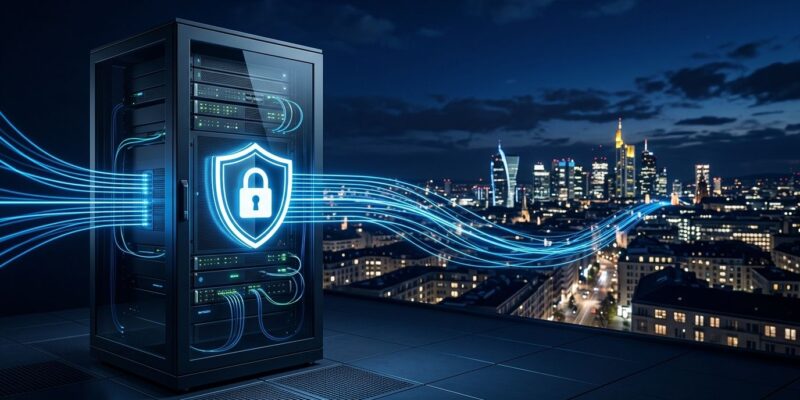 Secure on-premise server infrastructure representing sovereign AI deployment