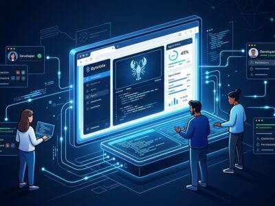 OpenClaw 2.0 collaborative AI agent session with multiple developers