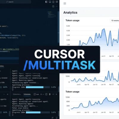 Cursor parallel agents and context usage breakdown dashboard