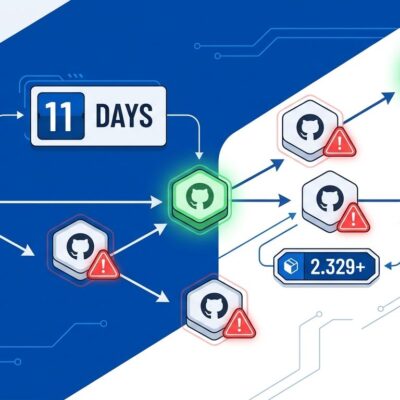 GitHub Actions self-hosted runner pipeline showing outdated runner nodes with warning indicators and a September 25 enforcement deadline countdown
