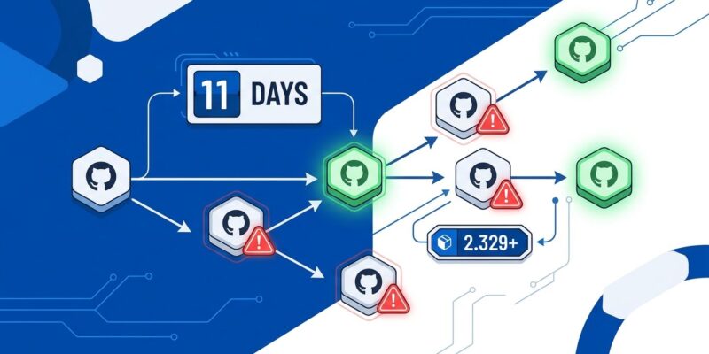 GitHub Actions self-hosted runner pipeline showing outdated runner nodes with warning indicators and a September 25 enforcement deadline countdown