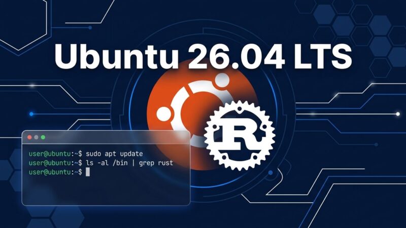 Ubuntu 26.04 LTS ships Rust-rewritten system tools including sudo-rs and uutils coreutils
