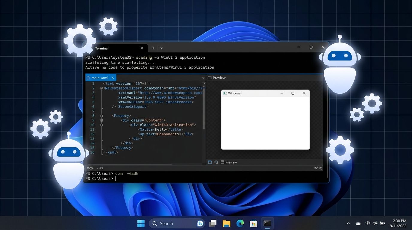 WinUI Agent Plugin + winapp CLI: Native Apps in 30 Min
