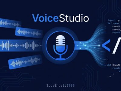 VoiceStudio open-source local voice cloning with OpenAI-compatible API running on localhost:3900