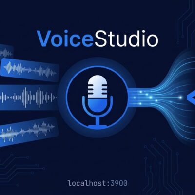VoiceStudio open-source local voice cloning with OpenAI-compatible API running on localhost:3900