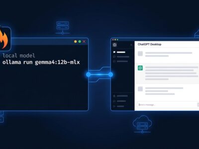 Ollama 0.34 connecting local model inference to ChatGPT Desktop with cloud model support