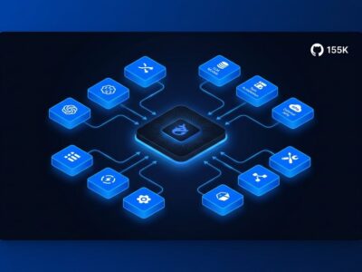 DeepSeek Harness dsh open-source agent runtime plugin architecture diagram with blue hexagonal blocks on dark navy background