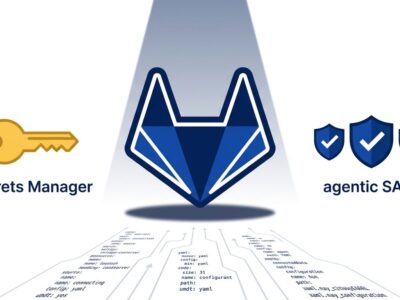 GitLab 19.3 release thumbnail showing the GitLab logo with secrets manager key and agentic SAST shield icons