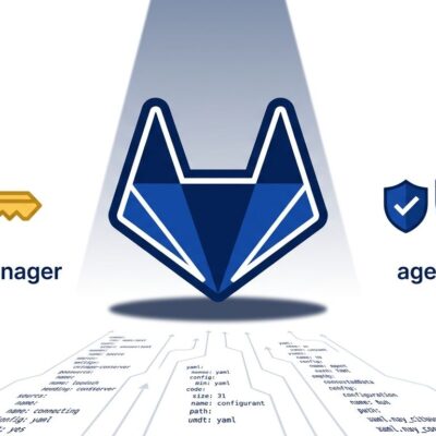 GitLab 19.3 release thumbnail showing the GitLab logo with secrets manager key and agentic SAST shield icons