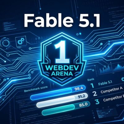 Claude Fable 5.1 tops WebDev Arena leaderboard with 1765 points benchmark score