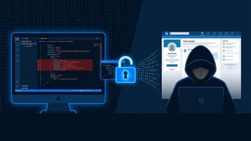 North Korea WaterPlum hacker group targeting developers via fake job interviews and malicious VSCode tasks