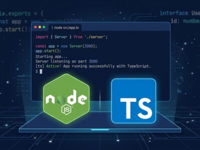 Node.js 24 LTS running TypeScript files natively without ts-node or build step