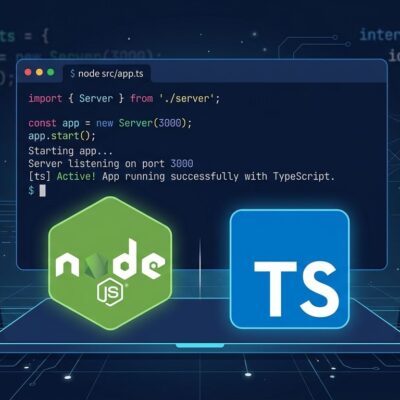 Node.js 24 LTS running TypeScript files natively without ts-node or build step