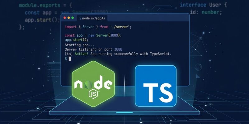 Node.js 24 LTS running TypeScript files natively without ts-node or build step
