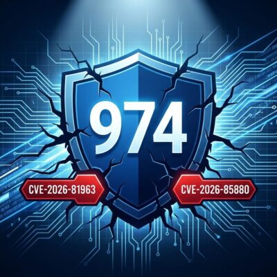 Microsoft September 2026 Patch Tuesday security dashboard showing 974 CVEs and two actively exploited Windows zero-days