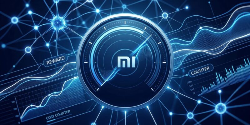 Xiaomi MiMo V2.6 Pro live reinforcement learning training dashboard showing reward curves and token throughput