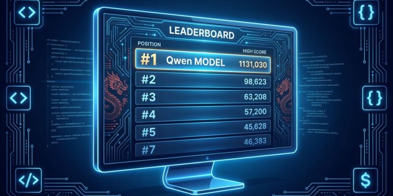 Qwen3.8-Max-0902 hits number one on the Code Arena WebDev leaderboard, edging Claude Opus 5