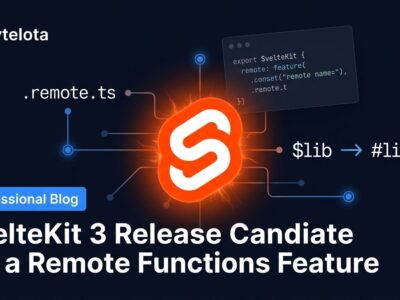 SvelteKit 3 release candidate featuring remote functions and the dollar-lib to hash-lib migration