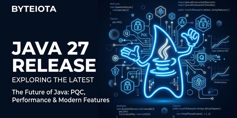 Java 27 release featuring post-quantum TLS, G1 GC default, and compact object headers