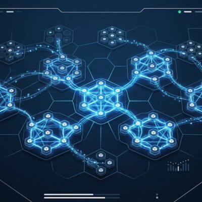 Kubernetes 1.37 Garhwal release showing interconnected GPU pod groups with gang scheduling visualization