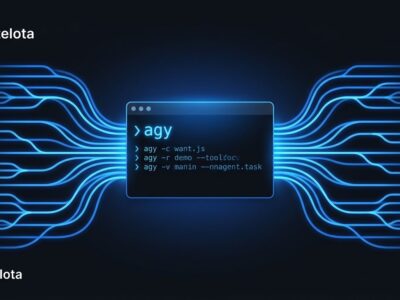 Google Antigravity CLI agy terminal showing parallel subagent threads in blue on dark background