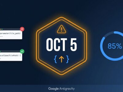 Antigravity agent version migration diagram showing October 5 deadline and PascalCase parameter changes