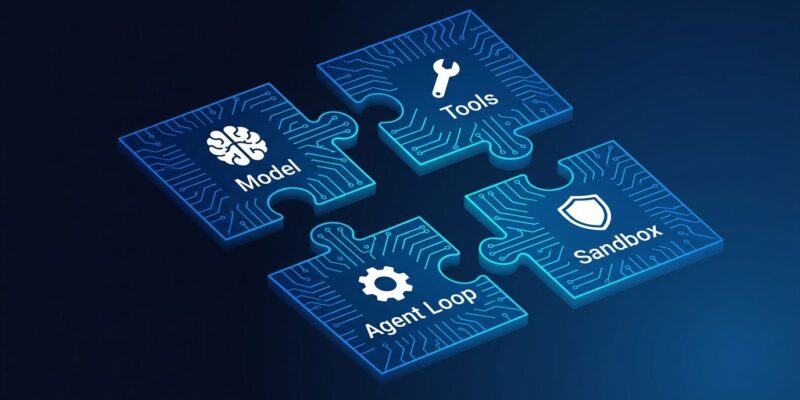 DeepSeek Harness plugin-first architecture diagram with modular components