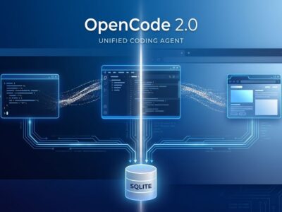 OpenCode 2.0 unified TUI desktop and web coding agent with shared backend architecture