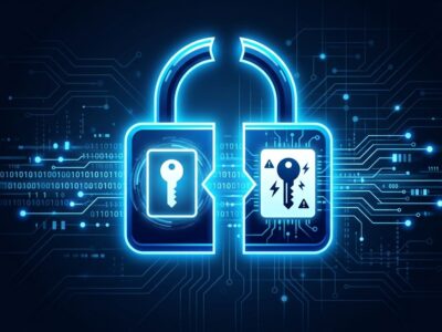 Split padlock showing AI agent executing a different action than the one approved by a human — illustrating the Loopjacking vulnerability